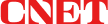 CNET logo on blue background